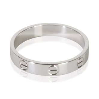 Cartier Pre-Owned Cartier White Gold Small Model Love Ring