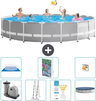 Intex Piscina Prism Frame Redonda - 610x132 Cm - 8-piezas S568