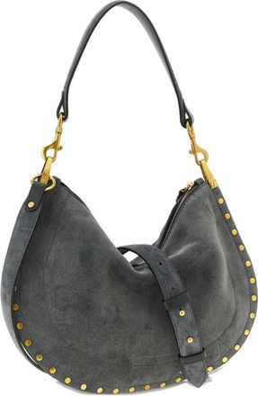 Isabel Marant stud-appliqué zip shoulder bag - Grey