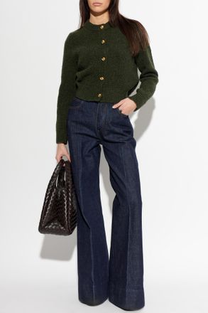 Bottega Veneta Straight-leg Jeans, Womens, Navy Blue