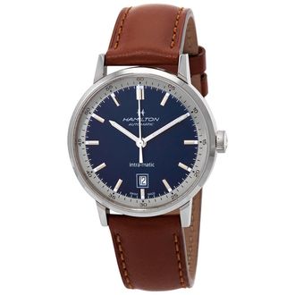 Hamilton American Classic Automatic Blue Dial Mens Watch H38425540