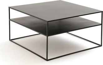 La Redoute Interieurs Vierkante salontafel in metaal staal, Miva