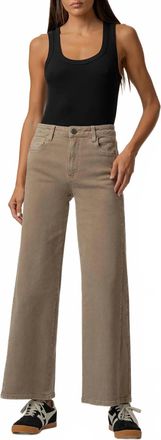 Kut from the Kloth Meg High Rise Wide Leg Jeans In Milk Tea