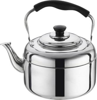 OEM Hervidor De 2 Litros Para Estufa, Tetera De Acero Inoxidable Para Estufa, Hervidor De Gas, Mango Resistente Al Calor, Tetera De Acero Inoxidable