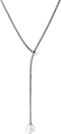 John Hardy JH Essential pearl necklace - women - Sterling Silver/Freshwater Pearl - 58