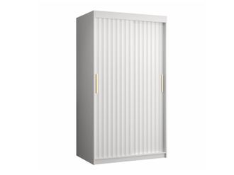 Mirjan24 Mobilier1 - Armario Hartford 334, Blanco, 200x100x62cm, Puertas De Armario: Correderas, N&uacute;mero De Estantes: 0