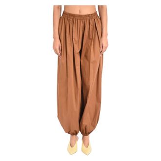 Actualee Tapered Trousers, female, Brown, Size: XL Tapered Trousers