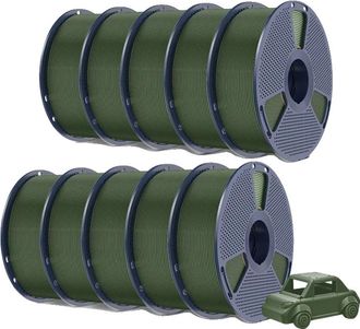 OEM Filamento Para Impresora 3d, Alta Resistencia, Dureza, Color Verde Oliva