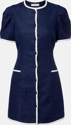 Faithfull The Brand Madeline linen minidress