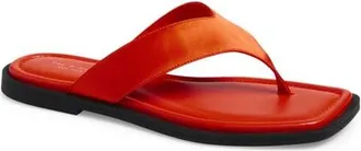 Rag & Bone Gracie Flip Flop in Red Satin at Nordstrom, Size 10.5Us