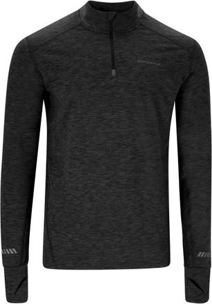 ENDURANCE Tune V2 Melange Midlayer Laufshirt für Herren | schwarz