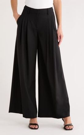 TWP New Didi Wide Leg Wool Blend Pants in Black at Nordstrom Rack, Size 2