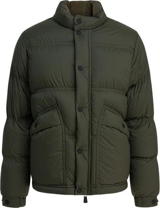 Moncler Sernur Jacket - Heren - Gewatteerde jassen - Groen - 2XL - Leer - Jassen