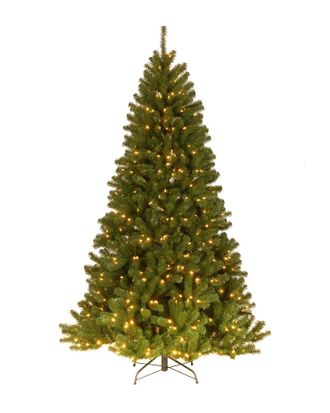 National Tree Company 6.5Ft North Valley Spruce Tree With 450 Clear Lights