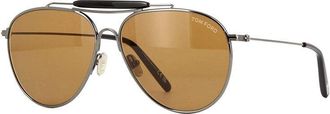 Tom Ford FT0995 08E Shiny Gunmetal/Vintage Brown