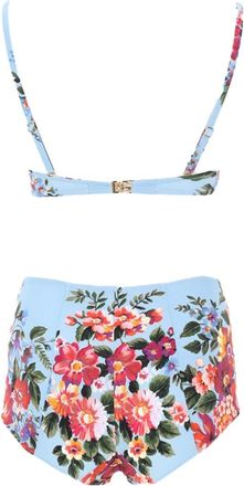 Dolce & Gabbana Printed Polyamide Swim Shorts - Multicolor