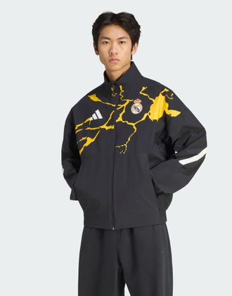 adidas adidas real madrid avengers z.n.e. Anthem - Giacca nera-Nero