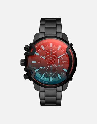 Diesel Mens Diesel DZ4578 Griffed Chronograph Movement Mens Watch - Red
