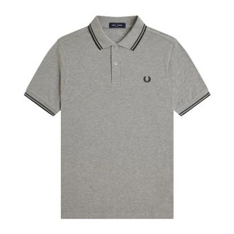 Fred Perry Polo M3600 88C - - Tops - Uomo - Grigio - S