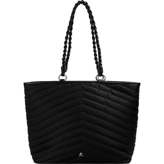 Scalpers Quilted Shopper Bag in Black at Nordstrom