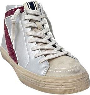 Shushop Rooney High-Top Sneaker in Silver at Nordstrom Rack, Size 6.5