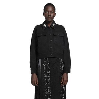 Simone Rocha Cropped Utility Workwear Jacket