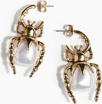 H&M Spinnen-Ohrringe - Braun