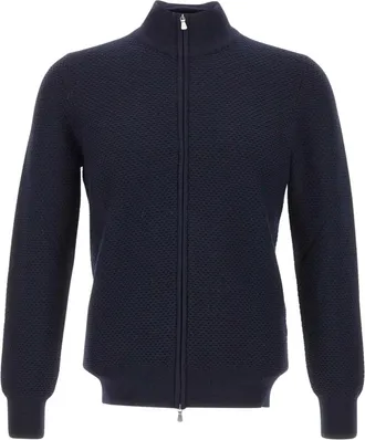 Gran Sasso Heren, Truien, Blauw, Maat: 2XL Wol