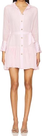 Karina Grimaldi Daphne Solid Mini Dress In Blossom