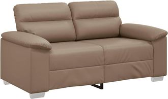 vidaXL Divano A 2 Posti Cappuccino 140 Cm In Similpelle - Vidaxl