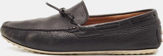 Tod's Tods Black Leather Gommino Loafers