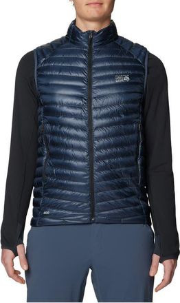 Mountain Hardwear Ghost Whisperer Packable 800-Fill-Power Down Vest in Moon Blue at Nordstrom, Size Xx-Large
