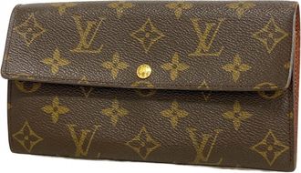Louis Vuitton Brown Long Wallet (Bi-Fold) (Pre-Owned)