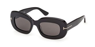 Tom Ford FT1345 ISLAY-02 01A Womens Sunglasses Black Size 50