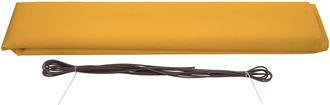 Hhg Nunca Usado] Funda De Recambio Para Toldo Hhg 553, Cofre Completo Funda De Recambio Protecci&oacute;n Solar 6x3m, Poli&eacute;ster Amarillo