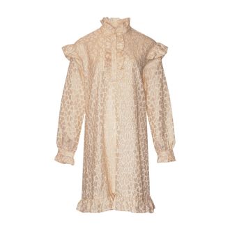 Noella Reno Ruby Ruffle-jurk in ivoor