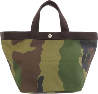 Herve Chapelier Canvas Handbag (Pre-Owned)