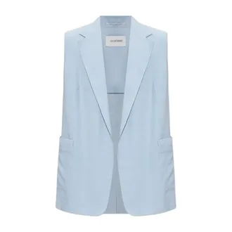 Sportmax Sportmax, Vests, female, Blue, Size: 2XS Maggio Vest