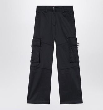 Givenchy Black cargo pants in cotton blend