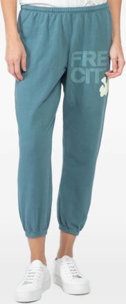 Freecity large print sweatpants - Blauw