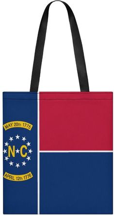 Generic State Flag Of Carolina Womens Tote Casual Shopping Bag Lightweight Shoulder Bags Hobos Handbag for Work Travel Daily 35x40cm
