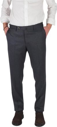 Pantaloni Torino Donkergrijze herenbroek slim fit - Heren - Nette broeken - Grijs - 3XL - Broeken