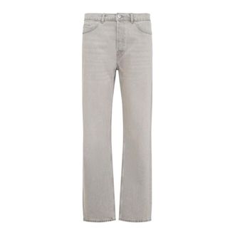 Our Legacy Straight Jeans, male, Gray, Size: W32 First Cut Jeans