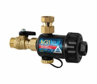 RBM Rbm - Mg1 Filtro Defangatore Magnetico Sotto Caldaia Nero 30700500