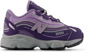 New Balance Ni&ntilde;os 1000 Bungee Lace en P&uacute;rpura, Talla 21.5