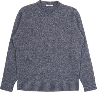 KANGRA Rondgebreide trui - Heren - Ronde hals truien - Blauw - 2XL - Truien & Vesten
