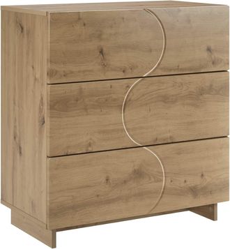 vidaXL Aparador Roble Artisan 70 X 38 X 75 Cm Madera De Ingenier&iacute;a Vidaxl