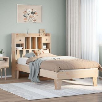 vidaXL Vidaxl - Estructura De Cama Sin Colch&oacute;n Madera Maciza De Pino 90x200 Cm