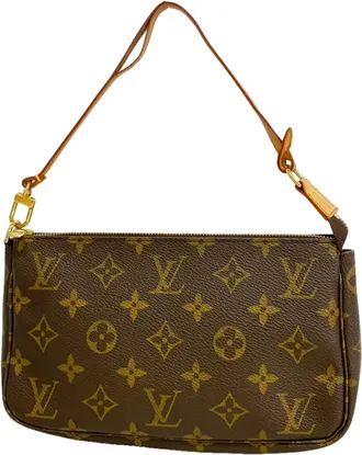 Louis Vuitton Brown Pouch (Pre-Owned)