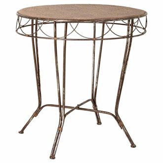 Wanderlust Deco Mesa de metal 75.5x75.5x76.8h cm